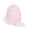 adidas Unisex adulto Pencil Case Backpack, Clear Pink/White