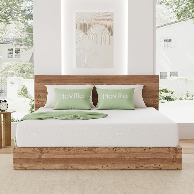 Novilla Colchón Viscoelástico 90x200cm, Espuma de Gel con Memoria