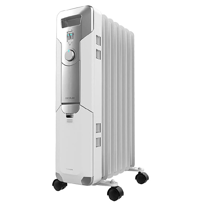 Cecotec Radiador Eléctrico de Aceite ReadyWarm 7000 Space. 7 Módulos