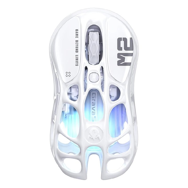 GravaStar Mercury M2 Raton Gaming Inalambrico, 26.000 dpi