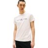 Tommy Hilfiger Camiseta de Manga Corta Hombre Slim Fit, Beige (Heathered Oatmilk)