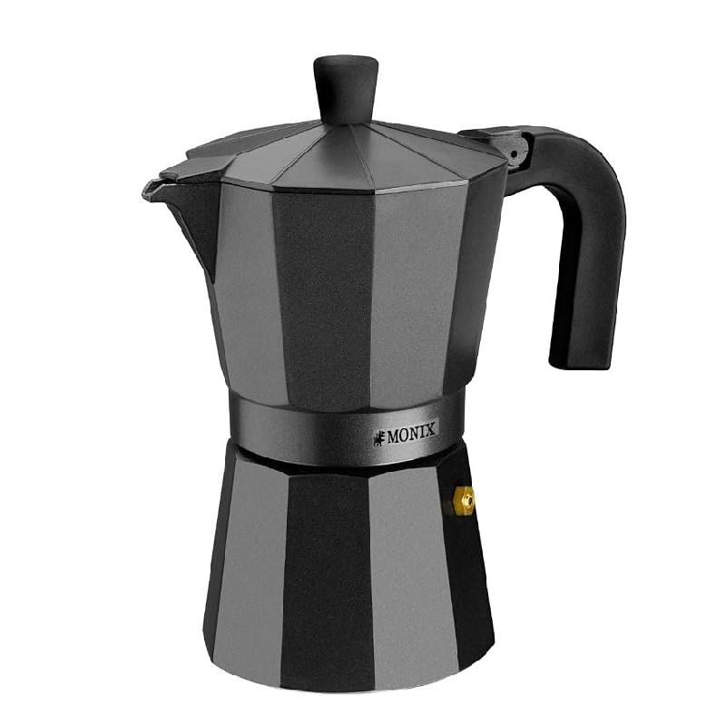Monix Vitro Noir | Cafetera Italiana 9 Tazas