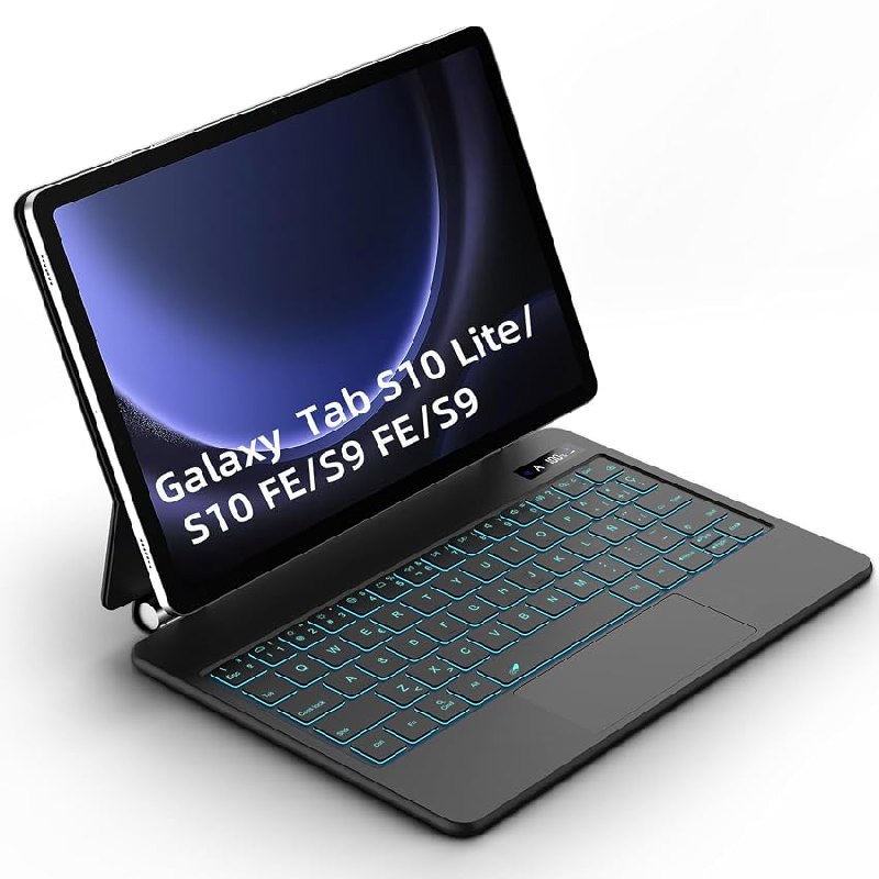 Bettdow Teclado para Samsung Galaxy Tab S10 Lite/Tab S10 FE/Tab S9 FE 10.9″ y Tab S9 11″