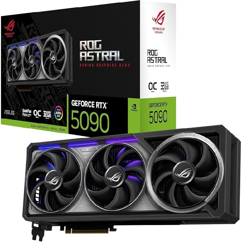 ASUS ROG Astral GeForce RTX 5090 OC Edition – Tarjeta gráfica Gaming