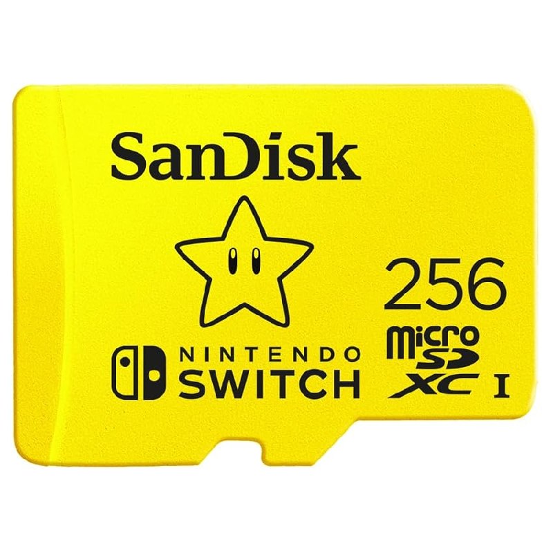 SANDISK Tarjeta microSD con licencia oficial para Nintendo Switch