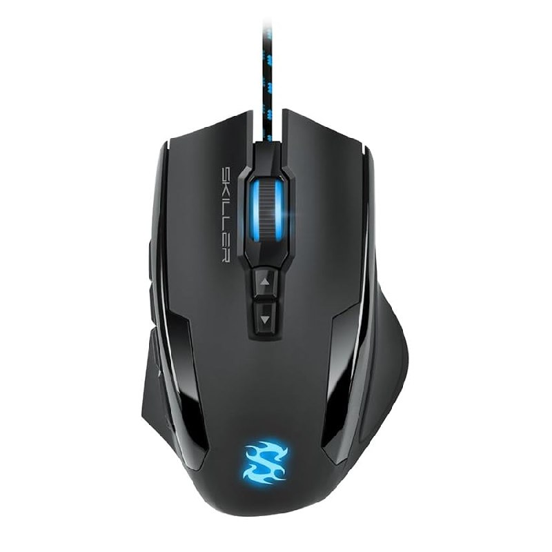 Sharkoon SGM1 – Ratón Gaming Óptico, 10800 DPI