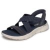 Skechers Mujer Go Walk Flex Sandal Glimmer Up Slip-In Entrenador