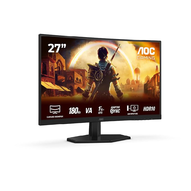 AOC C27G42E Gaming Monitor 27 Pulgadas 180Hz Panel Fast VA, 1ms GtG