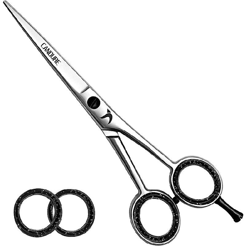 Candure Tijeras de Peluqueria Profesional – Tijeras de Peluquero Acero Inoxidable
