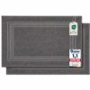 Komfortec 2 Alfombras de Baño de algodón, 50×70