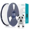 SUNLU Filamento PLA Matte 1.75mm Blanco, Filamento para Impresora 3D con Superficie Mate,Neatly Wound Filamento