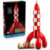 LEGO Ideas Cohete Lunar de Tintin – Maqueta para Adultos de Nave