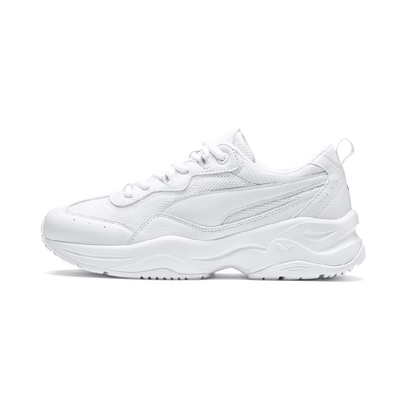 PUMA Women Cilia Sneakers, Puma White-Gray Violet-Puma Silver