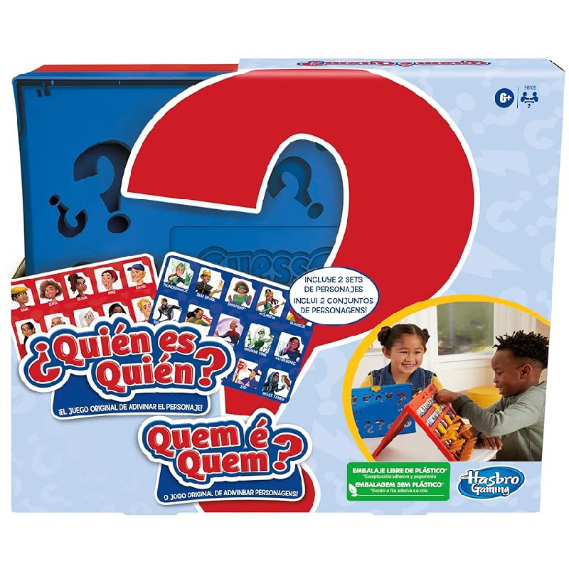 Hasbro Gaming ¿Quién Es Quién? Juego de Adivinar el Personaje y Superhéroes