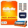 Gillette Fusion5 Cuchillas de Afeitar Hombre, Pack de 12
