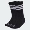adidas Unisex adulto 3Stripes Cushioned Sportswear Crew Socks 3 Pair Pack