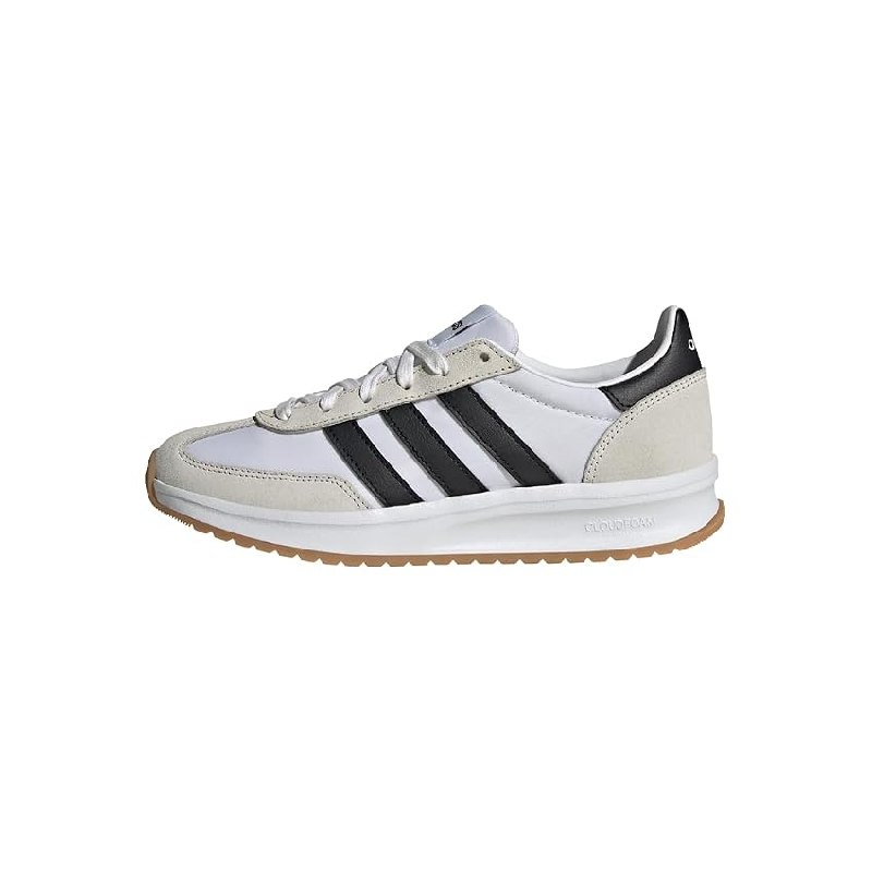 adidas Mujer Run 70S 2.0 Shoes, Cloud White/Core Black/Grey One