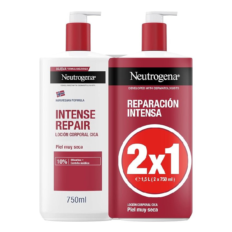 Neutrogena Fórmula Noruega Crema Corporal CICA, 750 ml