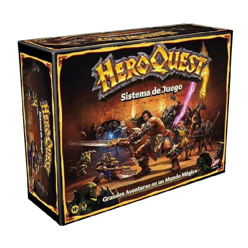 Hasbro Gaming Avalon Hill – Sistema de Juego HeroQuest – Juego de Aventuras en Mazmorras