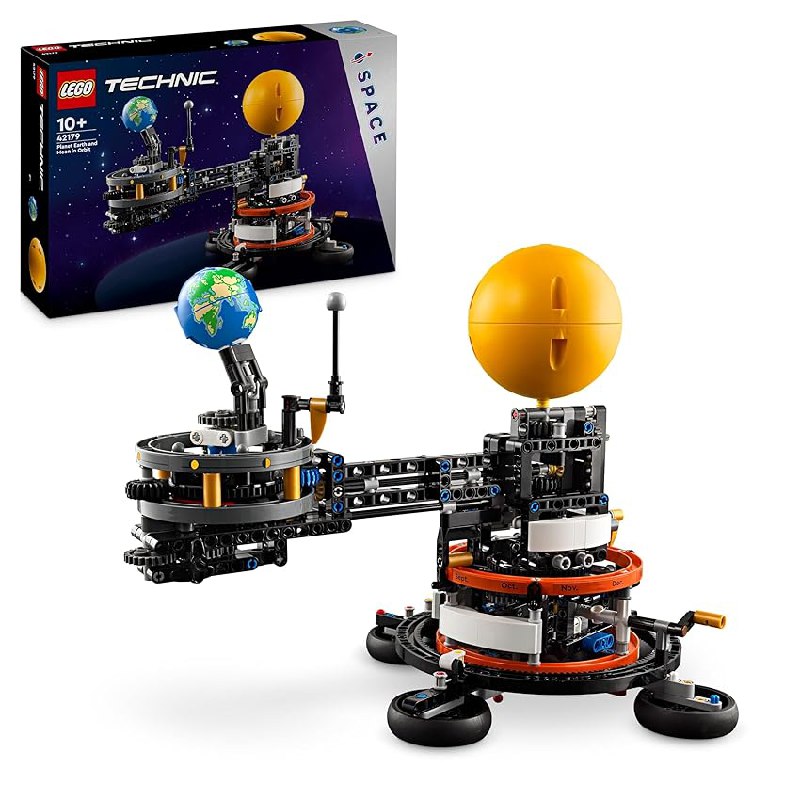 LEGO Technic Planeta Tierra y Luna en Órbita Juguete de Astronomía y Sistema Solar