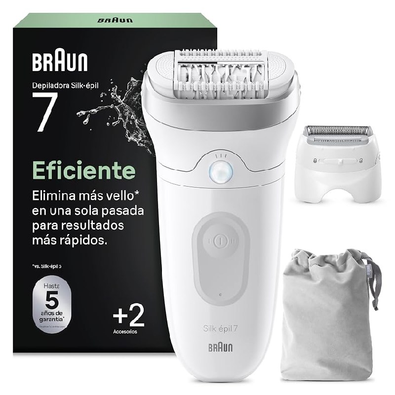 Braun Silk·épil 7 Depiladora Eléctrica Mujer, 7-030