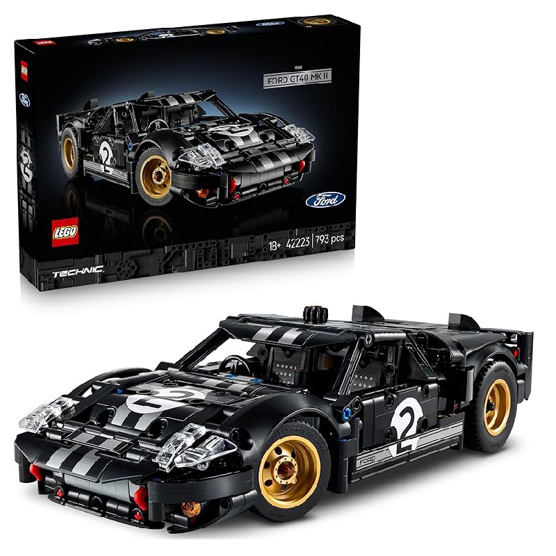 LEGO Technic Coche de Carreras Ford GT40 MKII de 1966 – Maquetas para Construir para Adultos