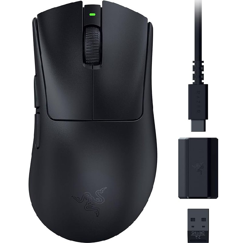 Razer DeathAdder V3 HyperSpeed – Ratón ergonómico e-Sports inalámbrico Ultraligero