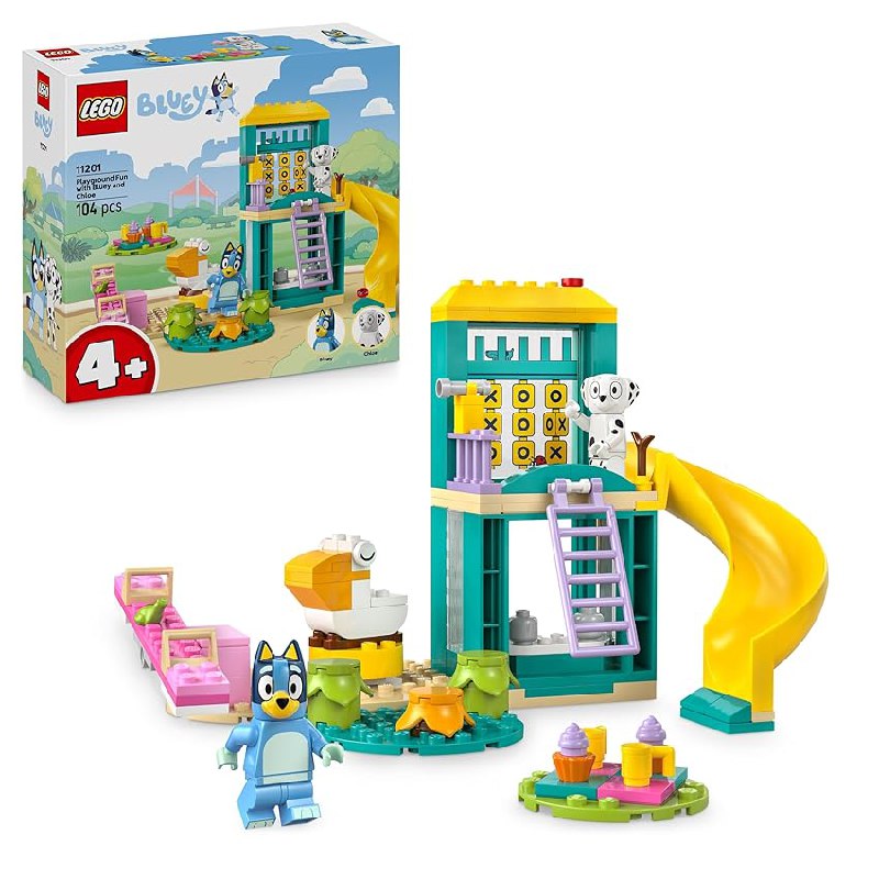 LEGO Bluey Diversión en el Parque de Juegos con Bluey y Chloe