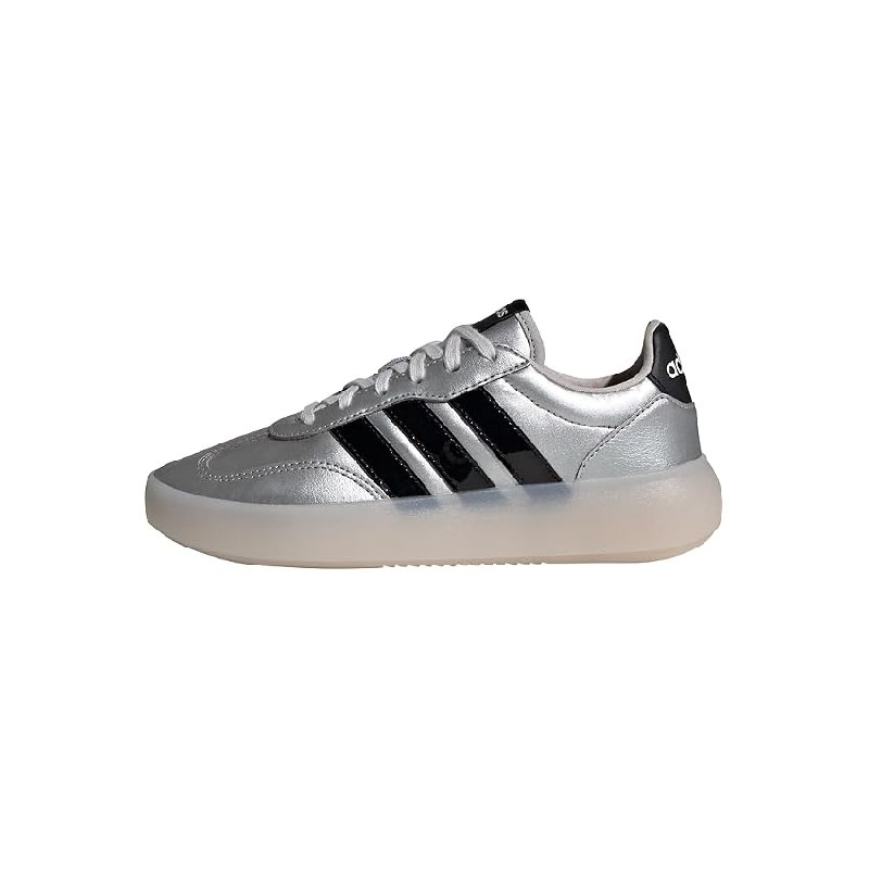 adidas Unisex niños Barreda Decode Junior Shoes, Silver Met./Core Black/Chalk White