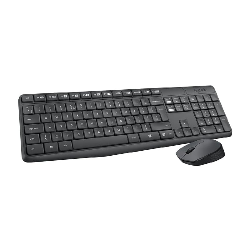 Logitech MK235 Combo con Teclado y Ratón Inalámbrico para Windows