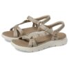 Skechers Mujer On the Go Flex Sublime Sandals, Taupe Textile