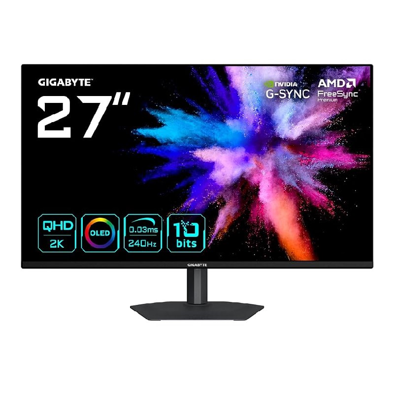 GIGABYTE GO27Q24A Monitor Gaming OLED 27” 2K QHD – 2560 x 1440