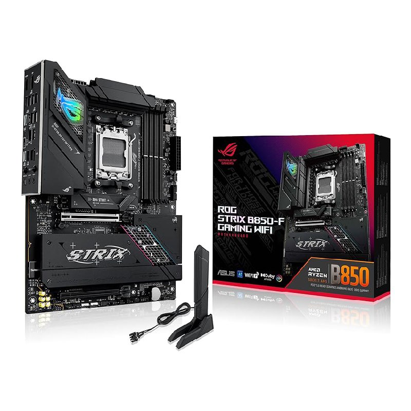 ASUS ROG Strix B850-F Gaming WiFi – Placa Base AMD, 16+2+2 etapas de Potencia