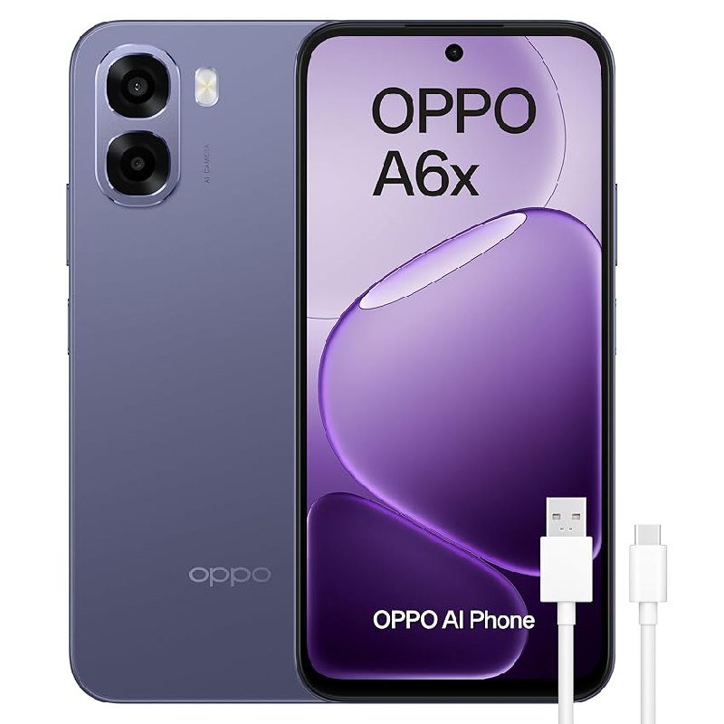 OPPO Smartphone A6x 4GB+128GB, Qualcomm Snapdragon 685