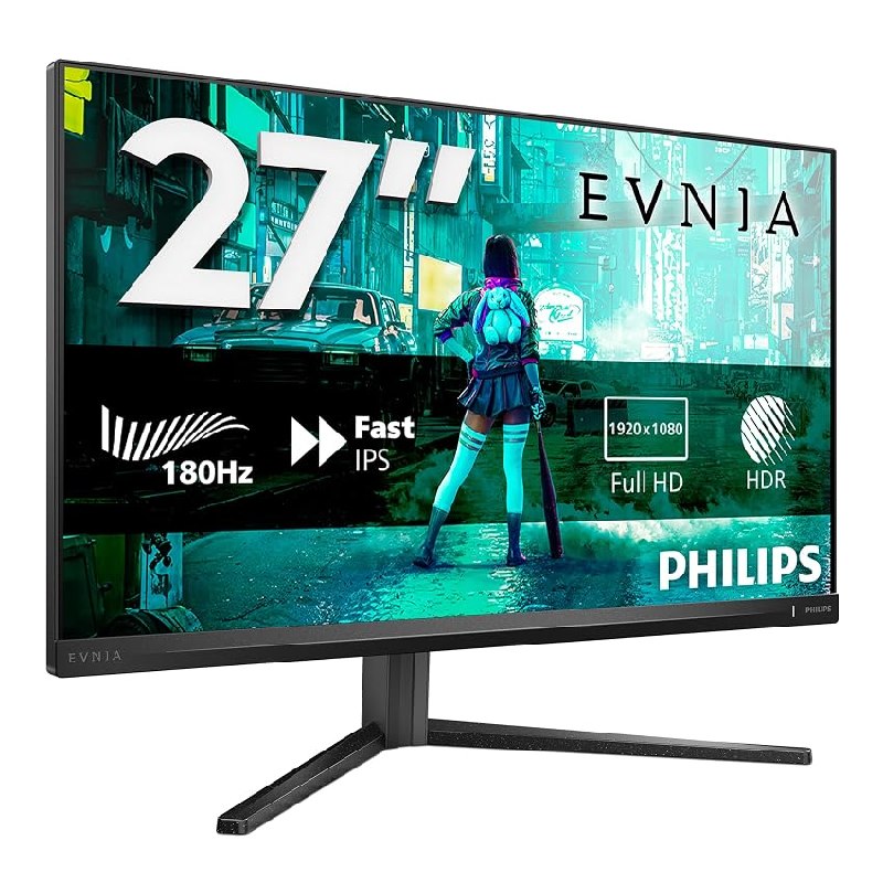 PHILIPS Evnia 27M2N3200AM Gaming Monitor 27 Pulgadas 180Hz Panel Fast IPS