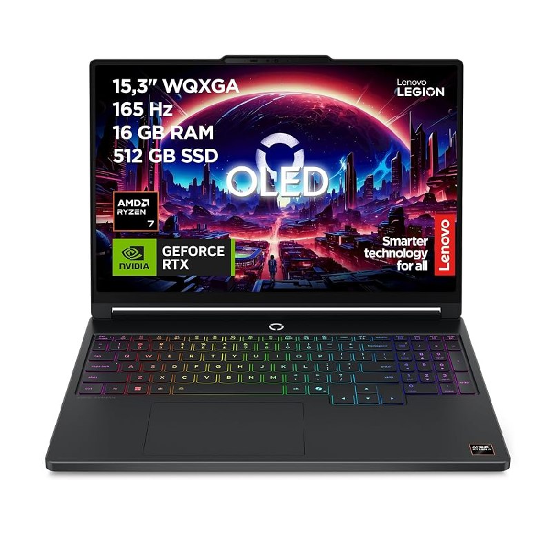 Lenovo Legion 5 Gen 11 – Portátil Gaming IA 15.3″ OLED (AMD Ryzen 7 250)