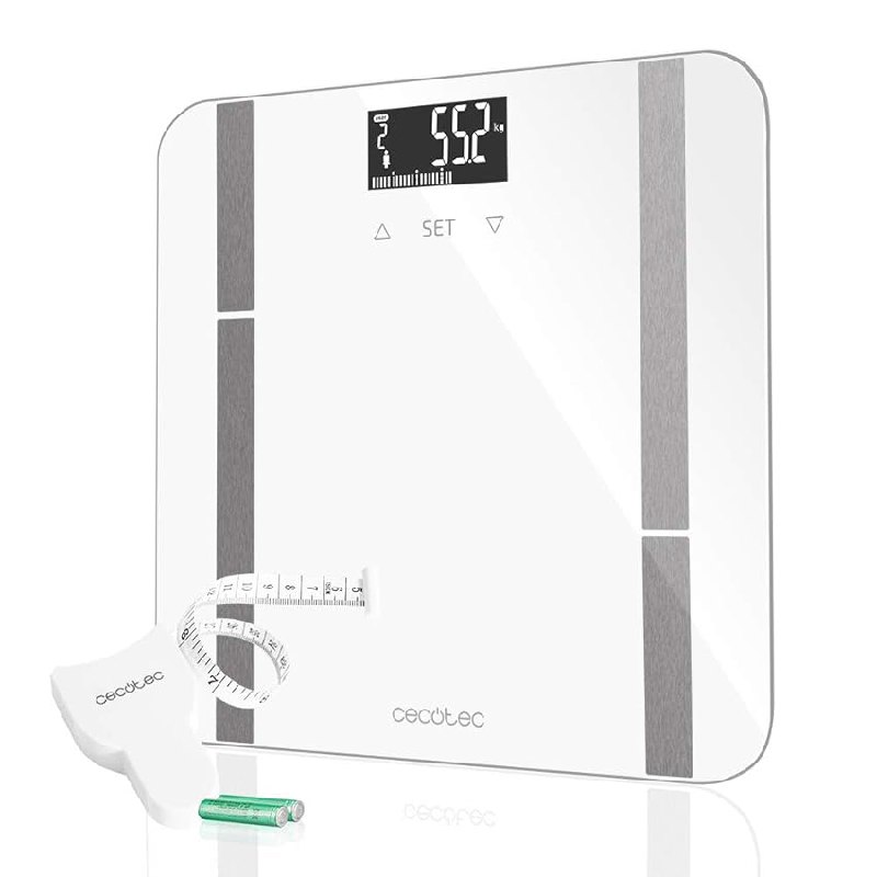 Cecotec Báscula de Baño Digital Surface Precision 9400 Full Healthy. Alta precisión