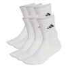 adidas Unisex adulto Cushioned Crew Socks 6 Pair Pack, white/whitelack