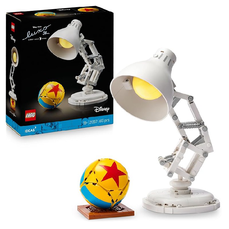 LEGO Ideas Disney Pixar Luxo Jr. – Maqueta para Adultos de Película con Referencias a Toy Story