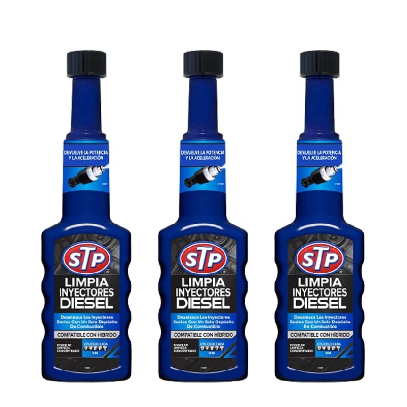 STP, Pack 3 Limpia inyectores Diesel