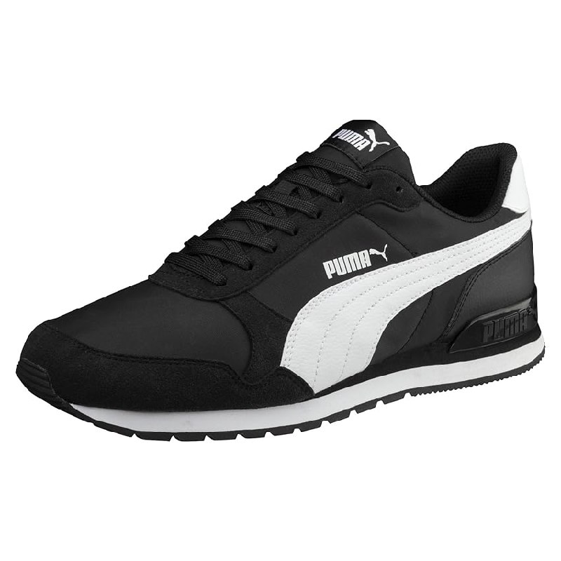 PUMA Unisex ST Runner v2 NL Sneakers, Puma Black-Puma White
