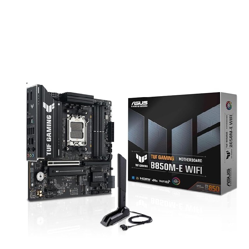 Asus Amd B850 MicrO-Atx Motherboard Pcie 5.0 3xm.2 1xhdmi 1xdisplayport