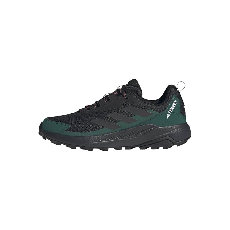adidas Hombre Terrex Anylander Hiking Shoes, Core Black/Carbon/Collegiate Green