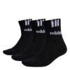 adidas Unisex niños 3-Stripes Linear Half-Crew Cushioned Socks 3 Pairs