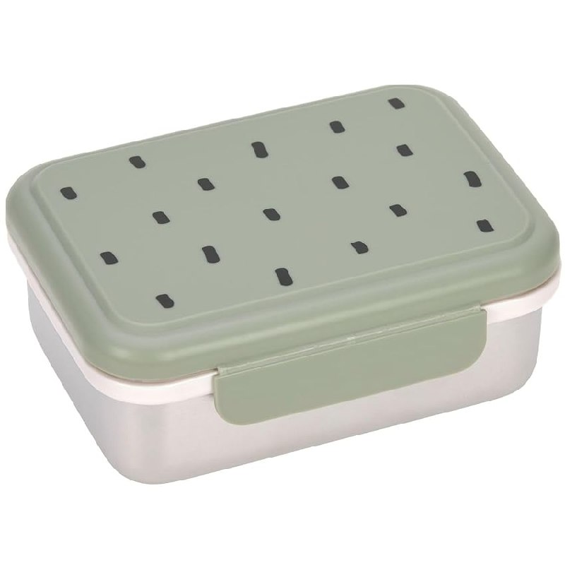 LÄSSIG Fiambrera para niños de acero inoxidable Fiambrera para el desayuno sostenible