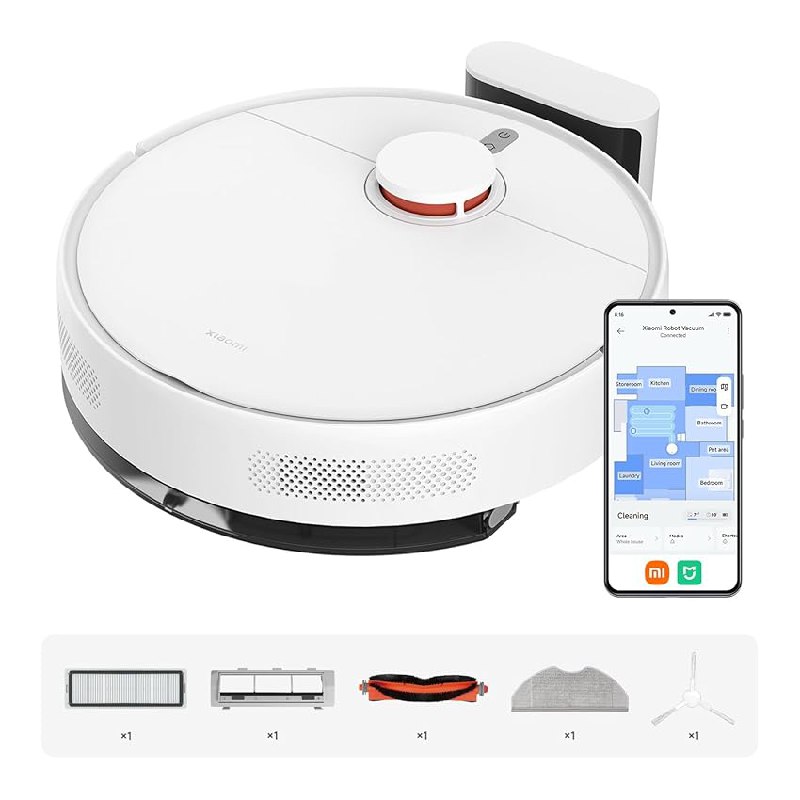 XIAOMI S40C Robot Aspirador con Fregado, 5000 Pa