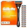 Gillette Fusion5 Maquinilla de Afeitar para Hombre con 12 Recambios