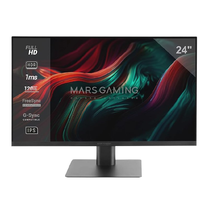 Mars Gaming MV-24, Monitor 24” IPS FHD 120Hz