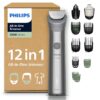 Philips Recortadora todo en uno de 12 en 1 Serie 5000 – Afeitadora y cortapelos hombre para rostro