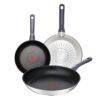 Tefal Daily Cook – Juego de 3 Sartenes 24/26/30 cm, Acero inoxidable